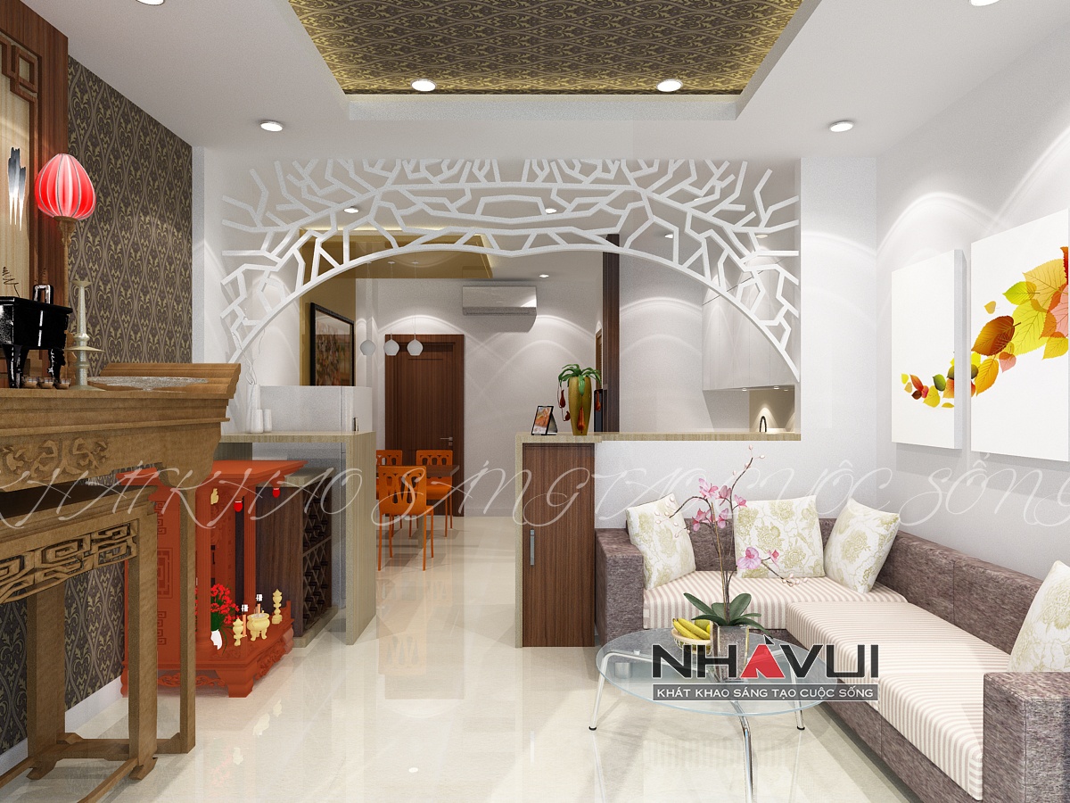 Nội thất căn hộ chị Phan Thị Thu Hà - quận 4