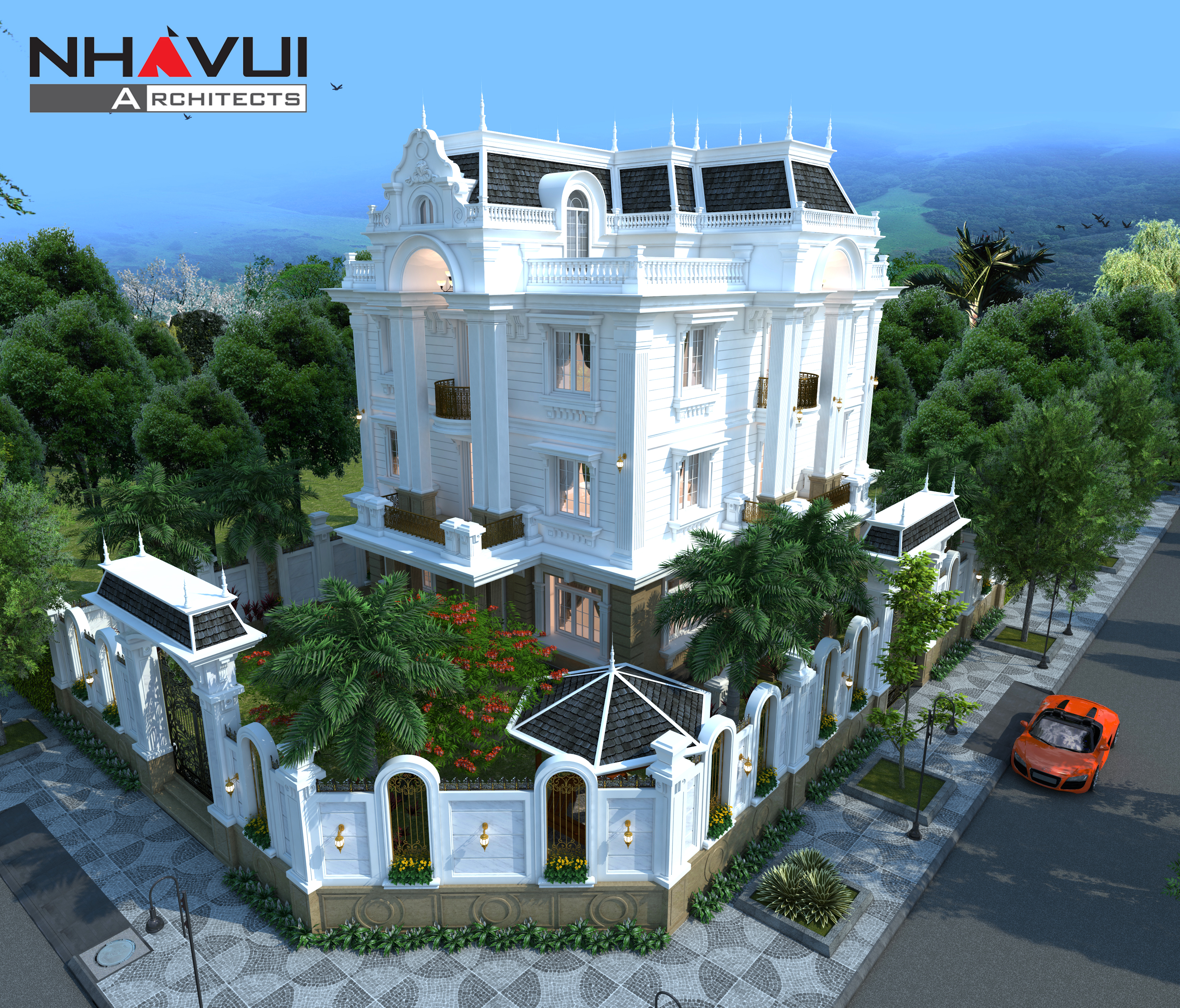 Biệt thự cổ điển Quận 02. Tp.hcm