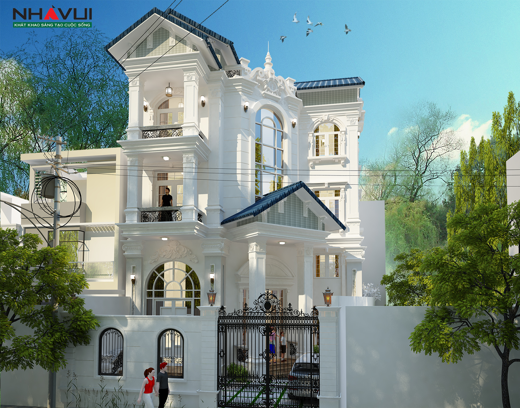 Biệt thự cổ điển Phú Mỹ Hưng (bản sao)