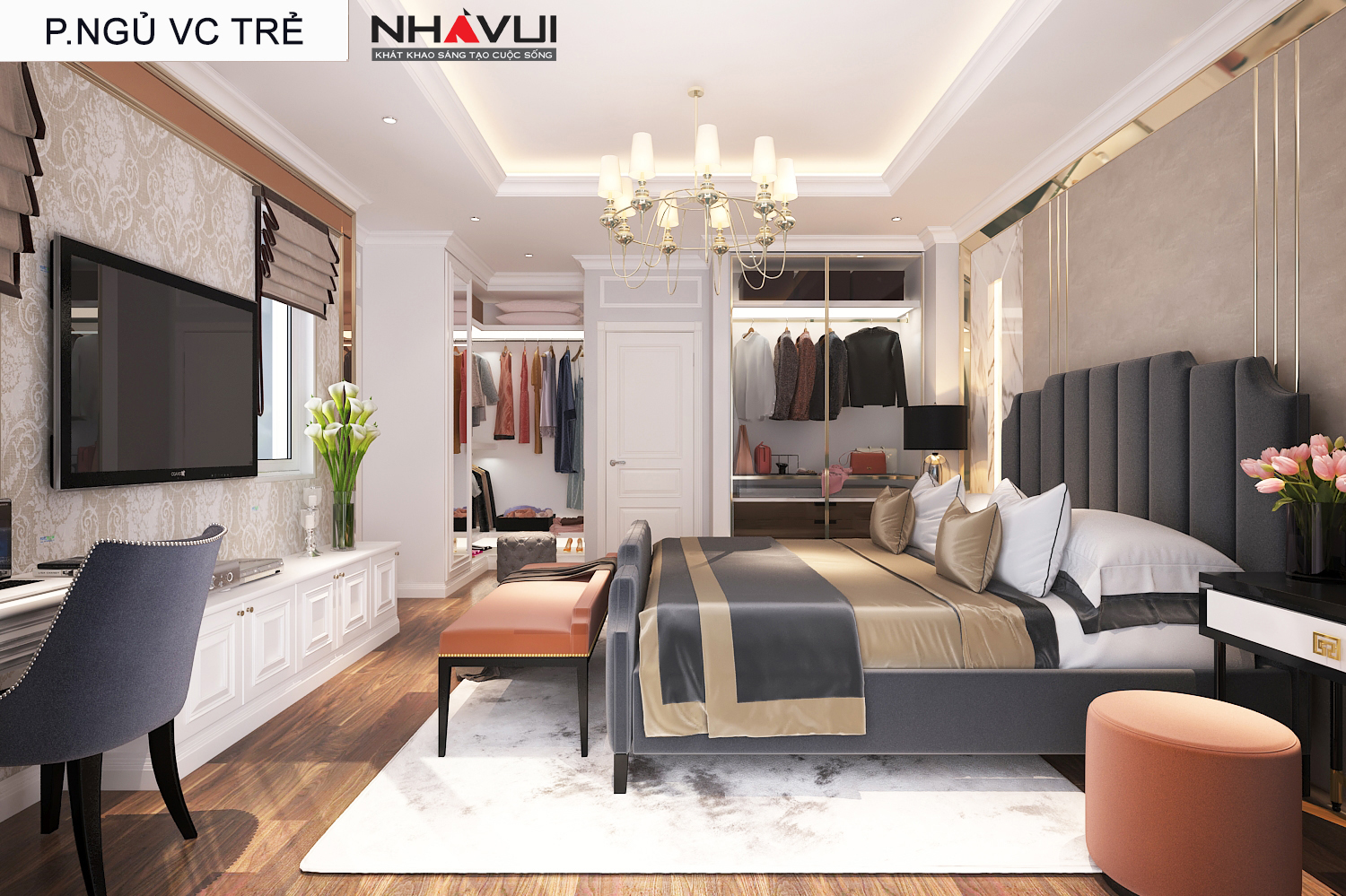 NỘI THẤT BIỆT THỰ PHỐ NHÀ BÈ - KHU BIỆT THỰ NINE SOUTH