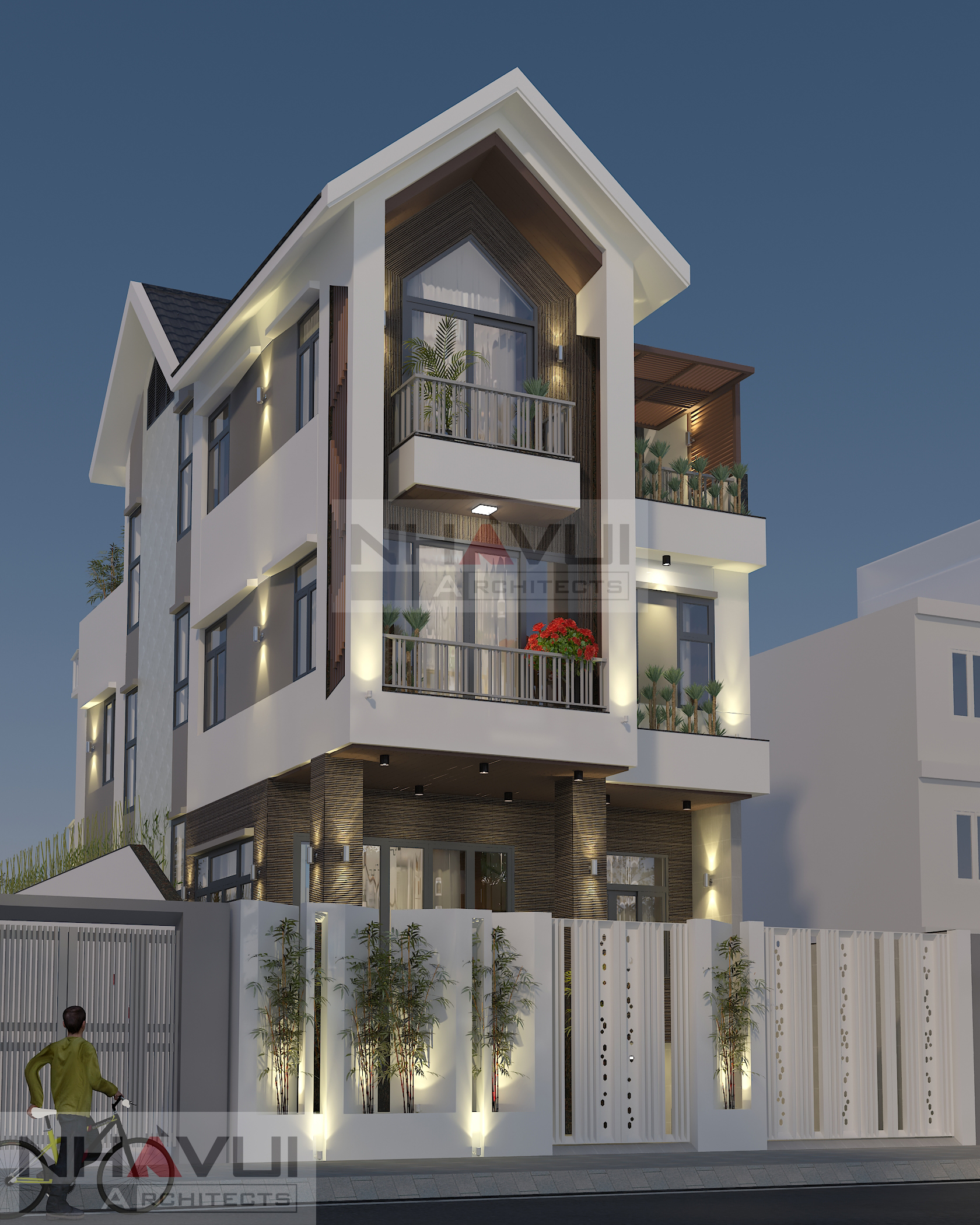 Biệt Thự Phố Hiện Đại - KDC Đại Phúc
